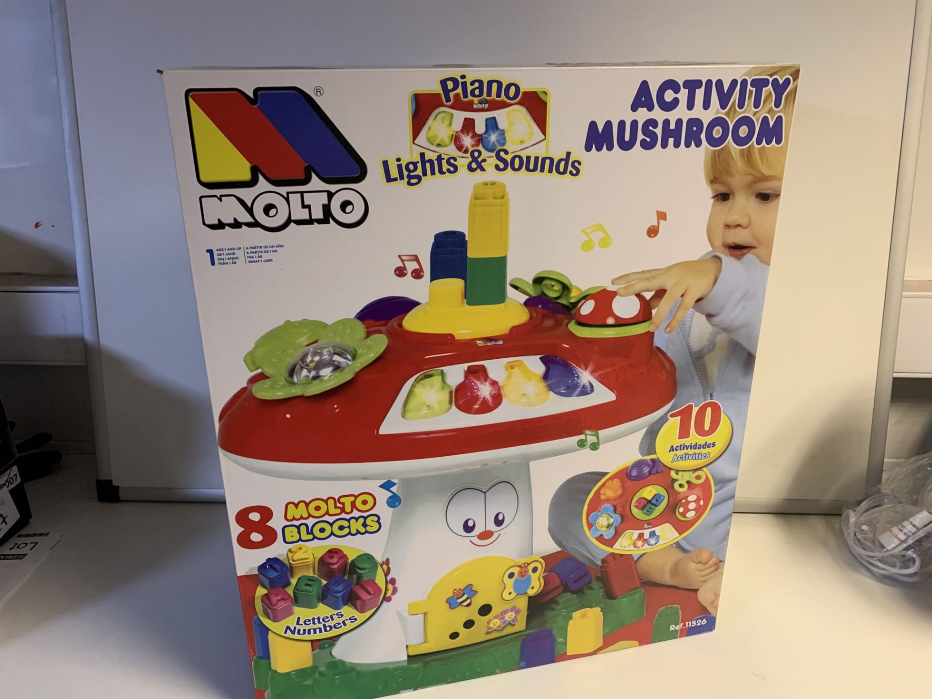 2 X BRAND NEW BOXED MOLTO ACTIVITY MUSHROOMS RRP £50 EACH