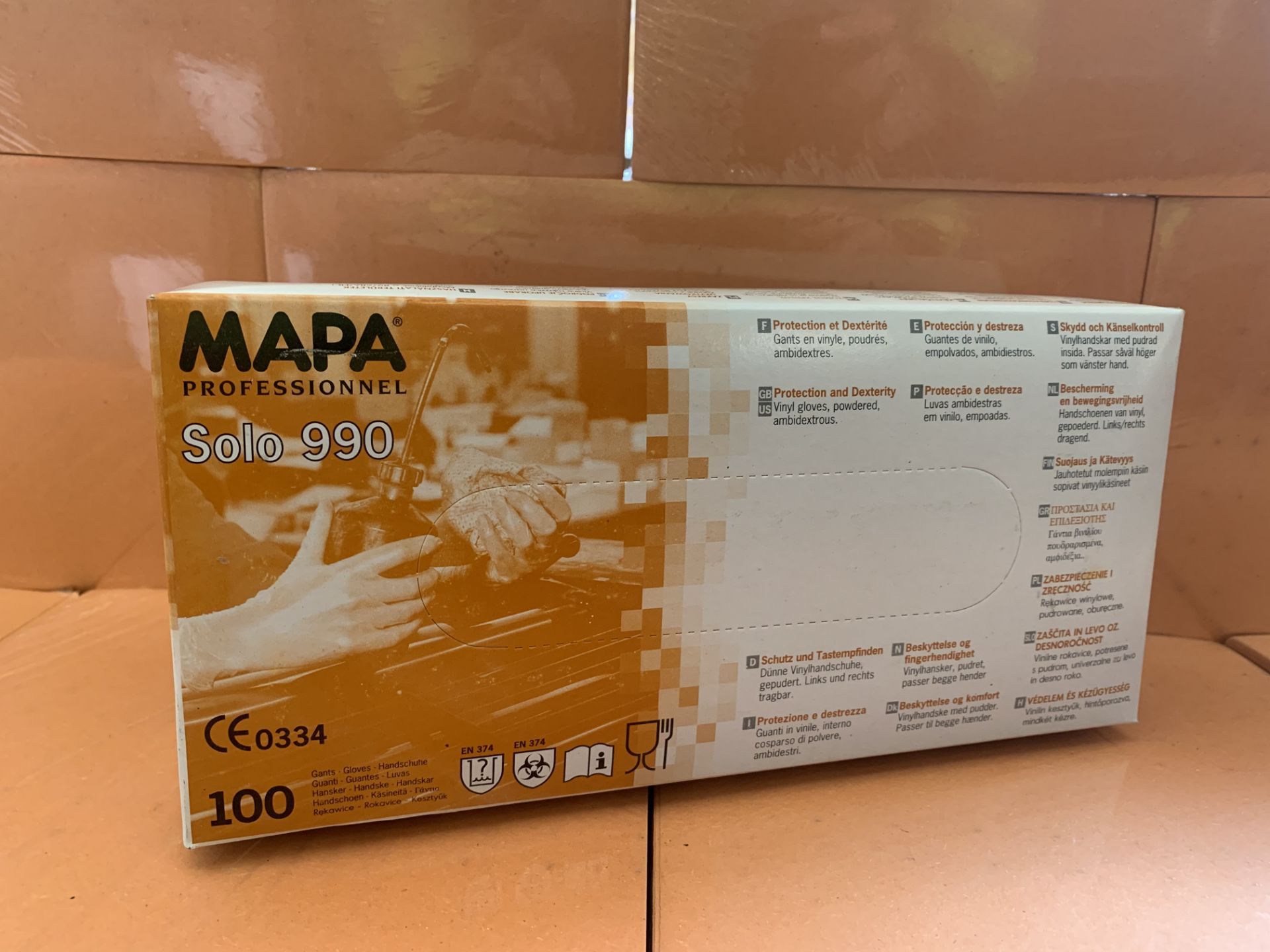 10 X PACKS OF 100 MAPA SOLO 990 PROFESSIONAL GLOVES (173/13)