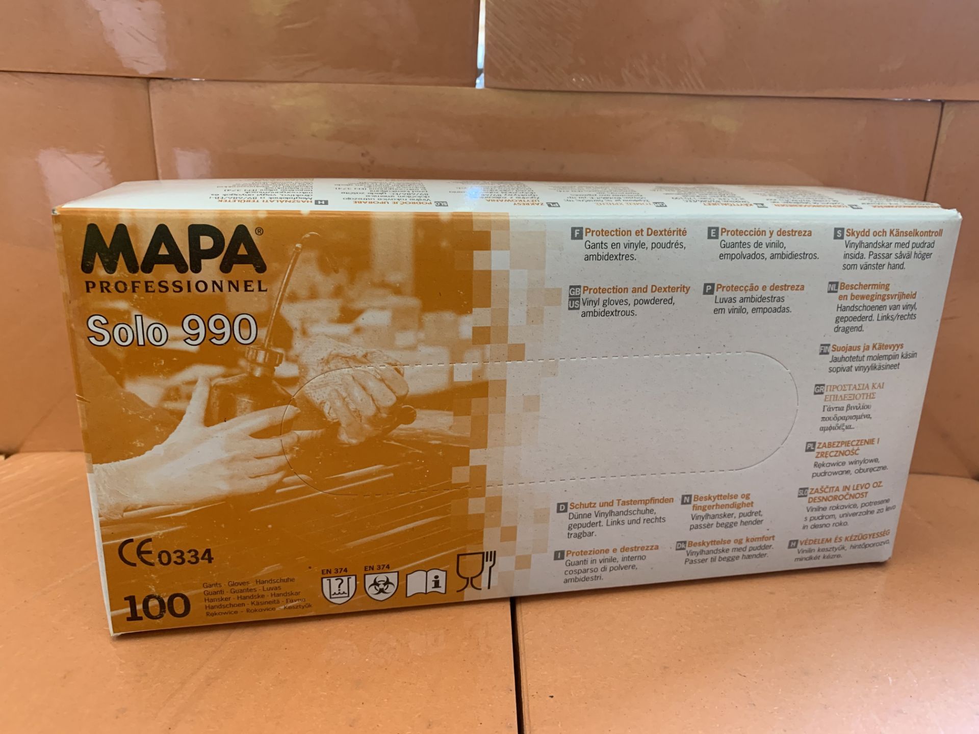 10 X PACKS OF 100 MAPA SOLO 990 PROFESSIONAL GLOVES (176/13)