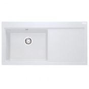 NEW (REF26) 2 x Franke Mythos MTG 611DP Fragnite Kitchen Sink RHD 114.0046.305. RRP £436.44. Code