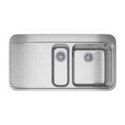 NEW (REF31) Franke Sinos SNX 251 Left Handed Stainless Steel 1.5 Bowl Inset Sink | 127.0364.684. RRP