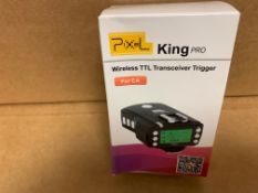 1 X NEW & BOXED PXL KING PRO WIRELESS TTL TRANSCEIVER TRIGGER