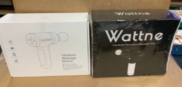 5 X NEW & BOXED WATTNE HANDHELD PERCUSSION MASSAGE GUN