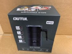 2 X NEW & BOXED OUTUL MILK FROTHER