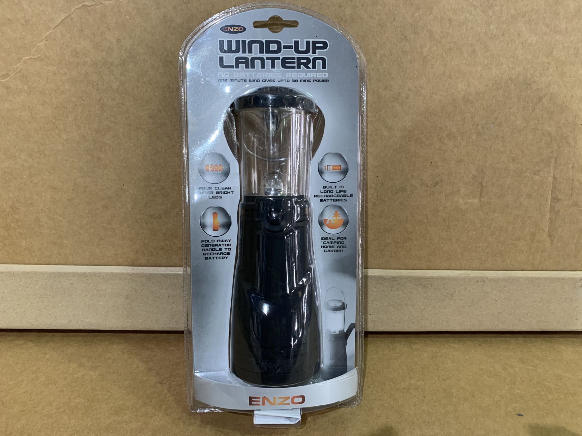 12 X BRAND NEW ENZO WIND UP MINI TORCHES LED