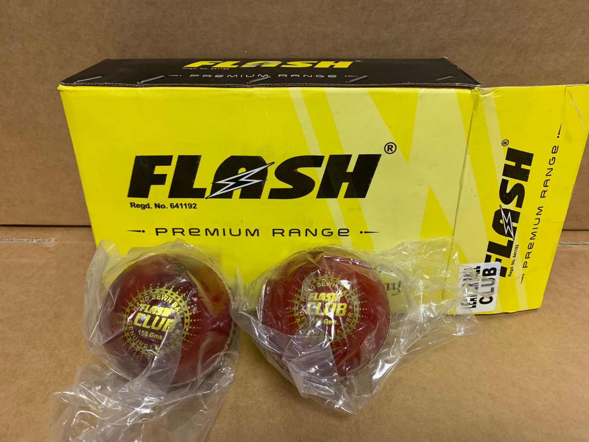 1 X 6 PACK NEW & BOXED FLASH PREMIUM RANGE LEATHER BALLS