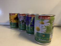 20 x NEW PACKAHED SEEDS IN A CAN