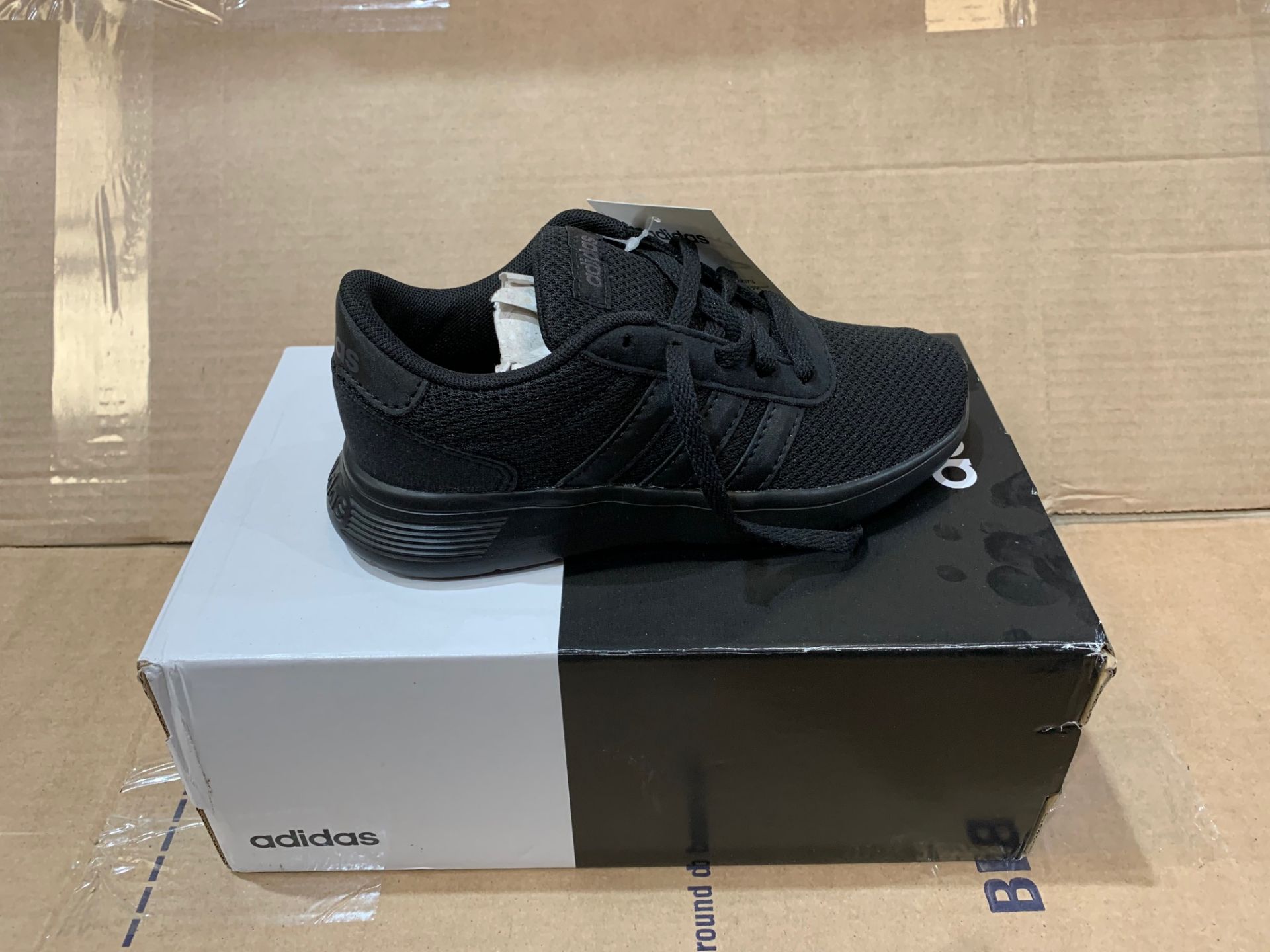 1 X NEW & BOXED ADIDAS LITE RACER K TRAINERS SIZE INFANT 12