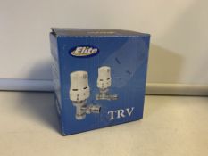 2 X NEW BOXED SETS OF ELITE TRV THERMOSTATIC RADIATOR VALVES