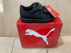 1 X NEW & BOXED PUMA TRAIBERS DE671101 SIZE INFANT 4