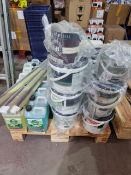 (E146) PALLET TO CONTAIN A VERY LARGE QTY OF ASSORTED ITEMS TO INCLUDE: FARROW AND BALL PAINT,