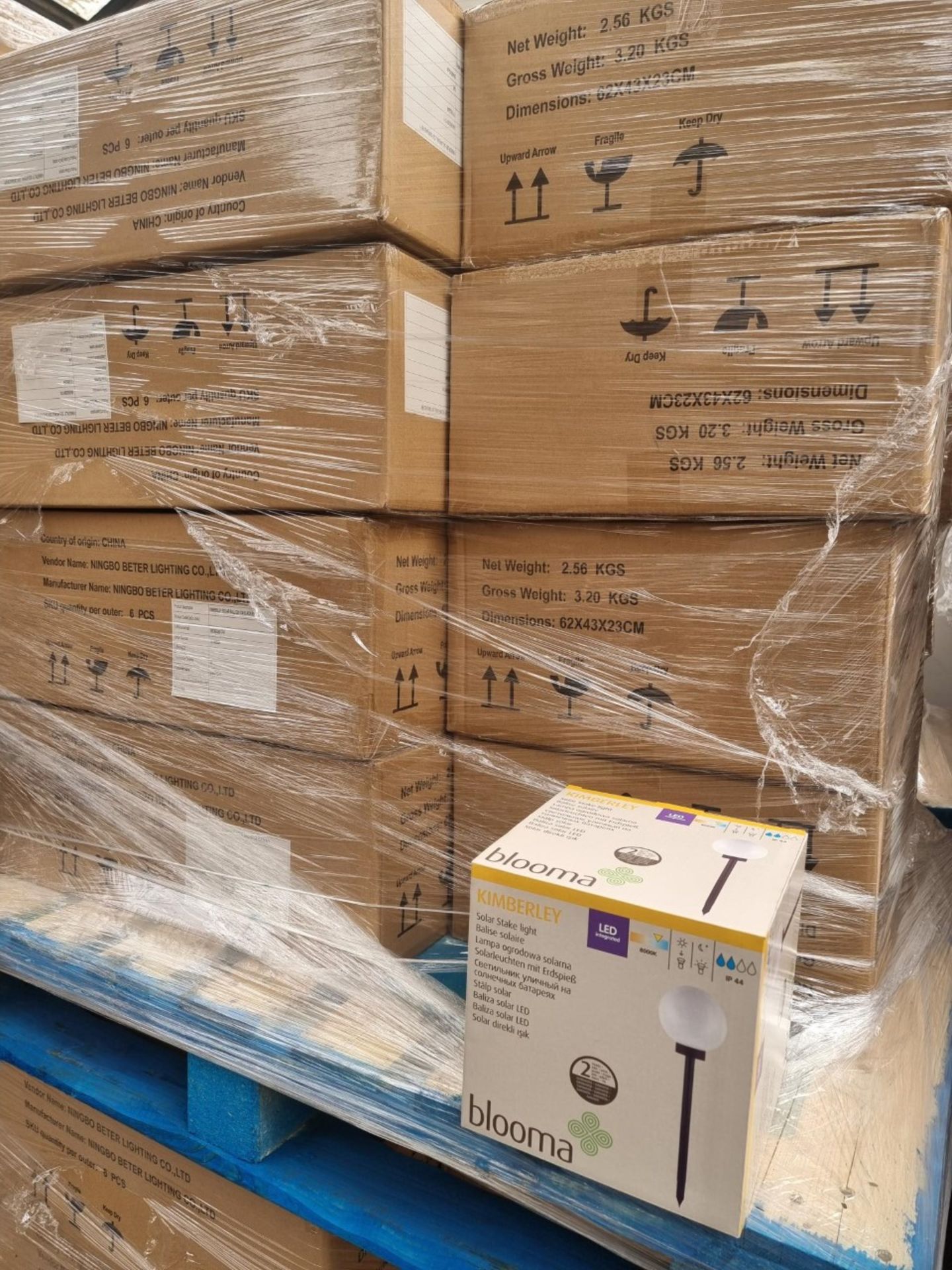 PALLET TO CONTAIN 72 x BRAND NEW BOXED BLOOMA SOLAR LED STAKE LIGHTS - Image 3 of 3