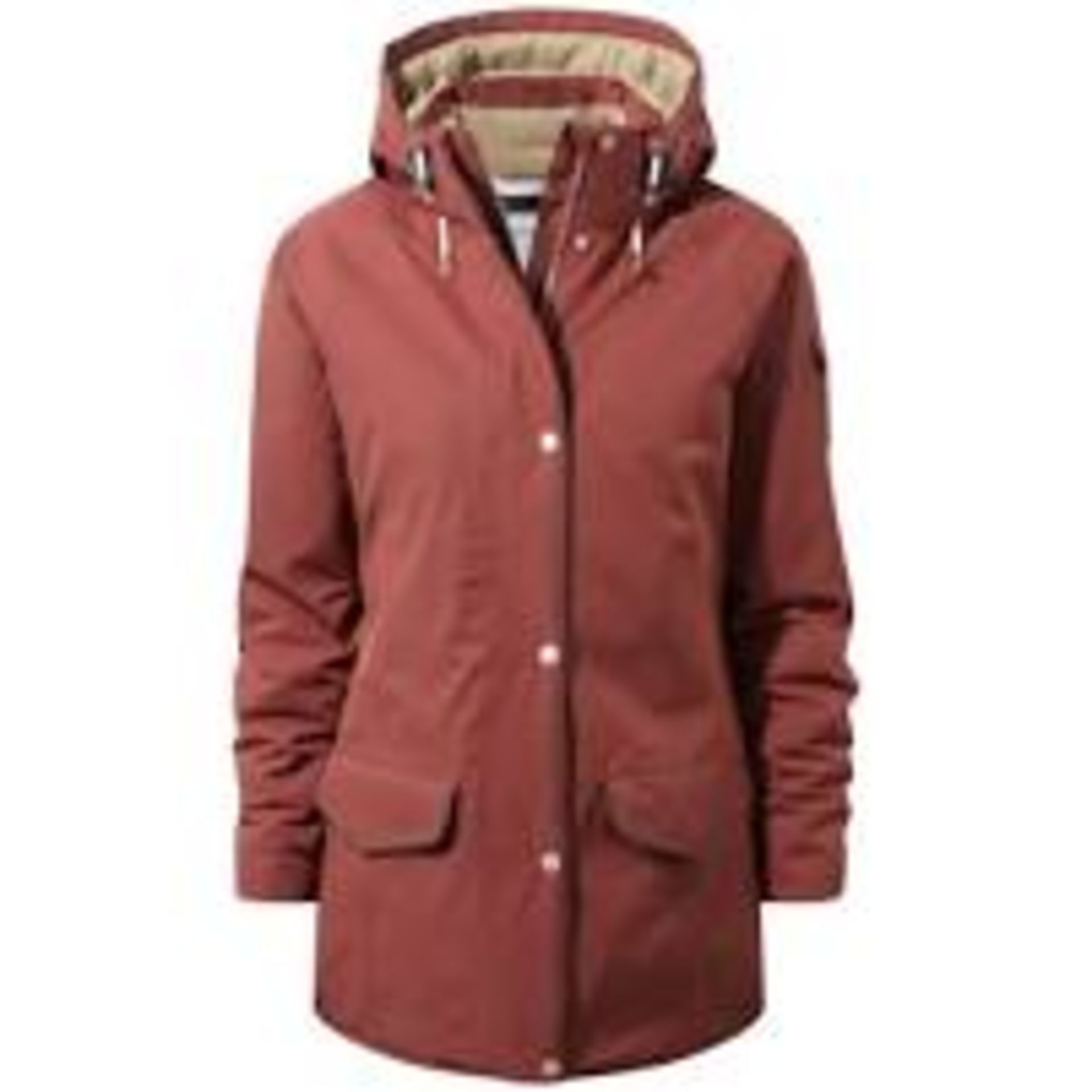 (26) BOX LOT TO INCLUDE 5 ITEMS: 2X Craghoppers 250 Womens Jacket [Colour: Dark Redwood] [Size: