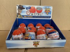 144 X BRAND NEW TOY STORY SECRET EGG FLAT ERASERS IN 3 BOXES