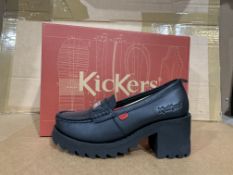 (NO VAT) 5 X BRAND NEW KICKERS KLIO LOAFER SHOES SIZE J3