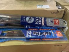 50 X BLUECOL WIPER BLADES (SIZES MAY VARY)