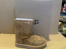 (NO VAT) BRAND NEW UGG CLASSIC CHESTNUT STAR BOOTS SIZE i11