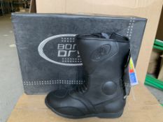 2 X BRAND NEW SIZE 10 BONE DRY BIKING BOOTS