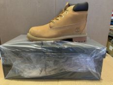 (NO VAT) 3 X BRAND NEW TIMBERLANDS WHEAT YELLOW NUBUCK BOOTS SIZE UK2