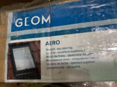 3 X BRAND NEW GEOM AERO SKYLIGHT TOP OPENING 45 X 55CM