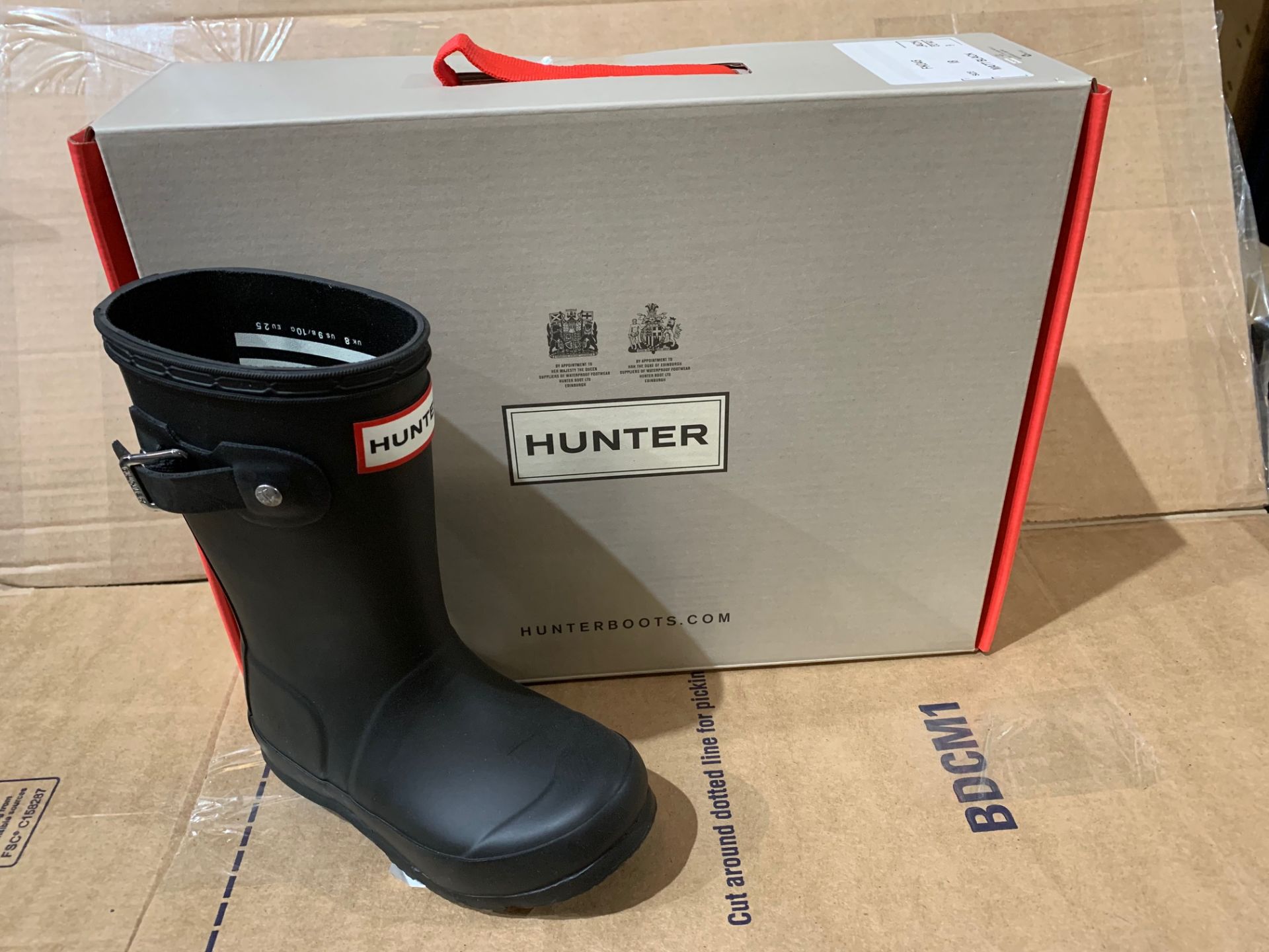 1 X NEW & BOXED HUNTERS BOOTS FK045 SIZE INFANT 8