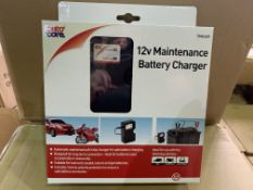 10 X BRAND NEW BOXED AUTOCARE 12V MAINTENANCE BATTERY CHARGERS