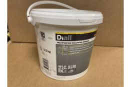 20 X 3.5KG TUBS OF DIALLREADY MIX MULTIPURPOSE WALL PAPER ADHESIVE