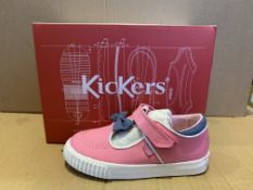 (NO VAT) 3 X BRAND NEW KICKERS TOVNI T BOW SHOES SIZE i9