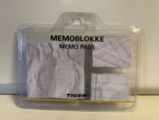 180 PACKS OF BRAND NEW MEMOBLOKKE MEMO PADS IN 3 BOXES