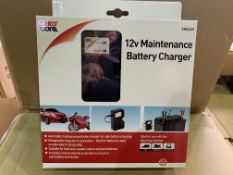 10 X BRAND NEW BOXED AUTOCARE 12V MAINTENANCE BATTERY CHARGERS