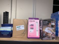 MIXED LOT INCLUDING KASTKING FLUOROKOTE, COMMUNICATION HEADSETS, SONAX PRO LADY SHAVERS AND MASIDI