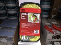 15 X BRAND NEW 2000KG TOW ROPES