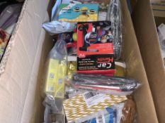 51 PIECE AMAZON END OF LINE LOT INCLUDING CAT TOYS, DOOR SWEEPS, BOOKS ETC