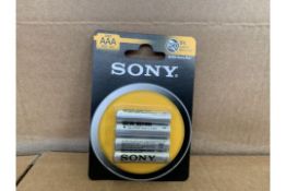 108 X BRAND NEW SONY AAA ULTRA HEAVY DUTY BATTERIES EXP 05/21