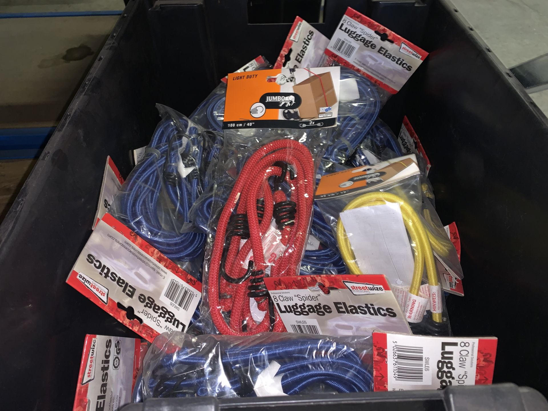 48 X PACKS OF VARIOUS LUGGAGE STRAPS