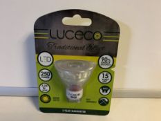 50 X BRAND NEW LUCECO TRADITIONAL EFFECT 250 LUMEN 3.2W (35W) LIGHT BULBS