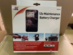 10 X BRAND NEW BOXED AUTOCARE 12V MAINTENANCE BATTERY CHARGERS