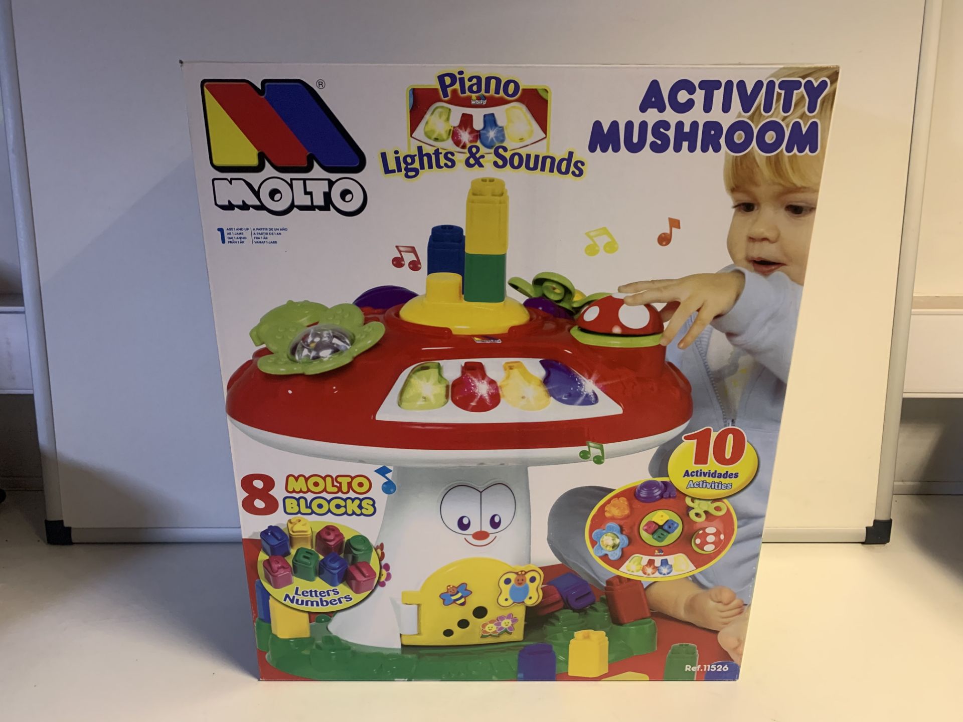 6 X BRAND NEW BOXED MOLTO ACTIVITY MUSHROOMS RRP £49.99 EACH