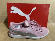 (NO VAT) 5 X BRAND NEW PUMA SOFTFOAM VIKKY RIBBON TRAINERS