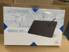 3 X BRAND NEW XP-PEN DECO01 V2 GRAPHICS DRAWING TABLETS