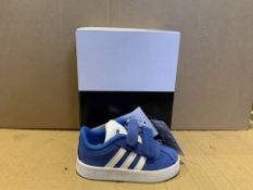 (NO VAT) 3 X BRAND NEW ADIDAS VL COURT TRAINERS SIZE i4