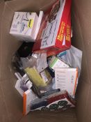 70 PIECE AMAZON END OF LINE LOT INCLUDING STYLUS PENS, CLEANING CLOTHS, COOKIE CUTTERS ETC