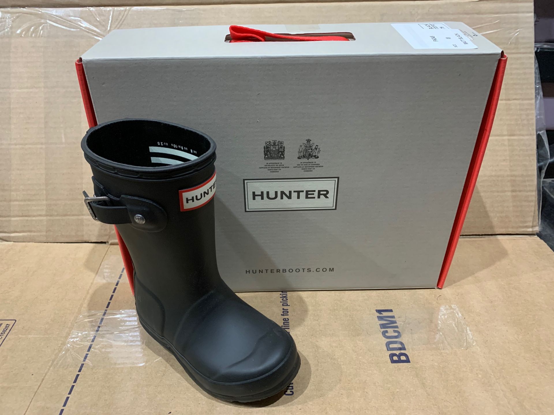 1 X NEW & BOXED HUNTERS BOOTS FK045 SIZE INFANT 8