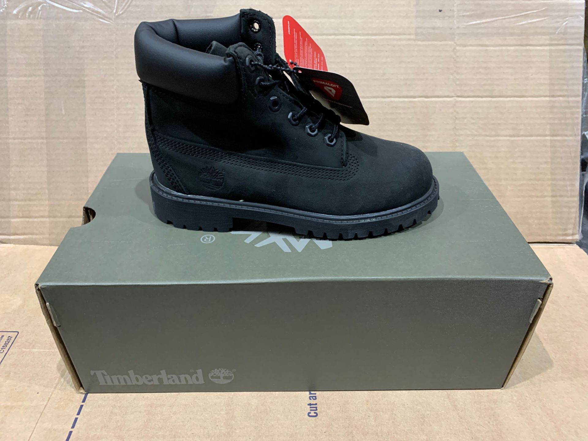 2 X NEW & BOXED TIMBERLAND BOOTS LK277 SIZE JUNIOR 1.5