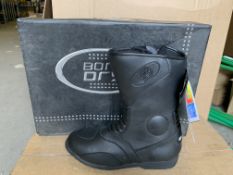 2 X BRAND NEW SIZE 10 BONE DRY BIKING BOOTS