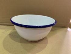 11 X BRAND NEW PACKS OF 12 UTOPIA EAGLE ENAMEL BOWLS 54CL