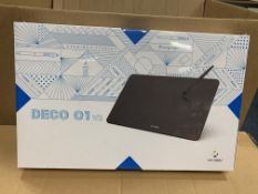 3 X BRAND NEW XP-PEN DECO01 V2 GRAPHICS DRAWING TABLETS