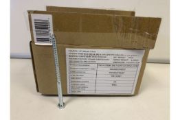 20 X 4KG BOXES OF BRAND NEW DIALL COACH SCREWS, ZINC PLATED HEX 8 X 140MM LOOSE
