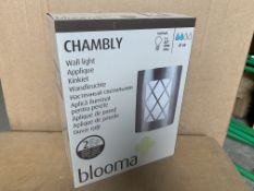 10 X BRAND NEW BLOOMA CHAMBLY WALL LIGHTS