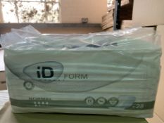 20 X BRAND NEW PACKS OF 28 ID FORM EXPERT NORMAL PADS IN 5 BOXES